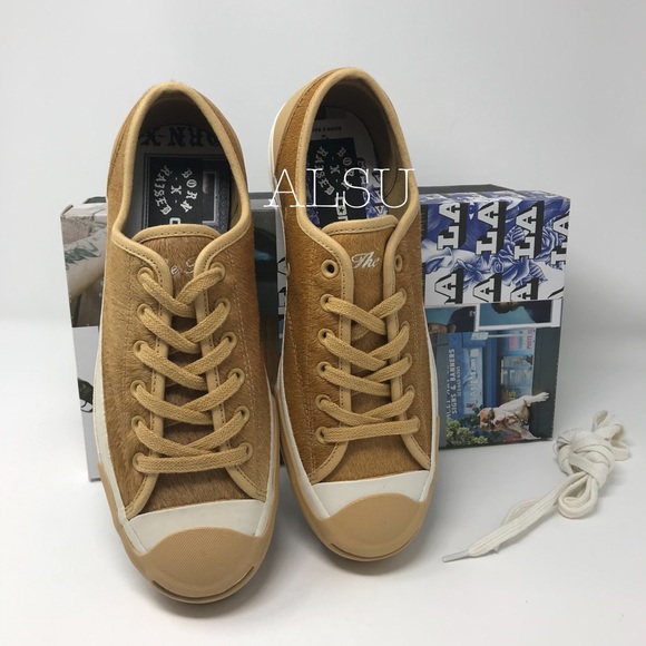 Converse JP Signature OX Fur Camel W AUTHENTIC - Picture 3 of 8